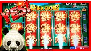 BIG WIN HITS!!! CHINA SHORES - 5c Konami CASINO SLOTS