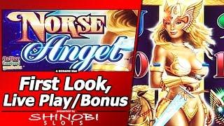 Norse Angel Slot - First Look, Live Play and Free Spins Bonus