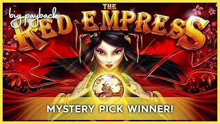 MYSTERY PICK RETRIGGER, TWICE!! The Red Empress Slot - SO COOL!