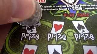 Joker's Wild - $5 Illinois Instant Lottery Scratchcard Ticket Video