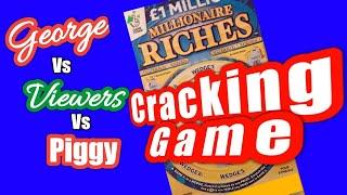 •Cracking Game of Scratchcards•‍George Vs Viewers Vs Piggy•Millionaire RICHES•100,000 Purples•