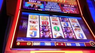 WONDER 4 Jackpots - Slot Machine BONUS + Retrigger on BUFALLO