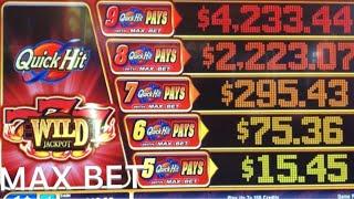 MAX BET QUICK HIT SLOT * LIVE PLAY * HUGE WIN 200X ON ORBS OF FIRE *