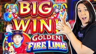 BIG WIN on the BRAND NEW GOLDEN FIRE LINK !