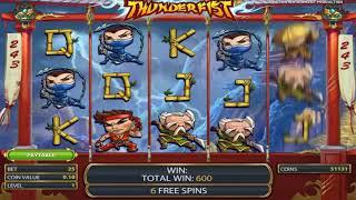 Thunderfist slots - 640 win!