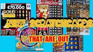 WOW!  NEW SCRATCHCARDS  OUT NOW..NEW"SUPER 7s".."SPIN £100".."CASH GRID"."CASH VAULT".."GOLD 7s"...