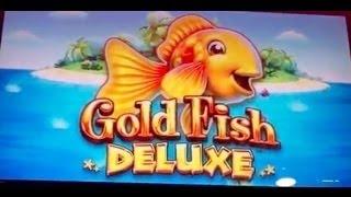 NEW! Gold Fish Deluxe Slot Machine- Live Play-Bonuses