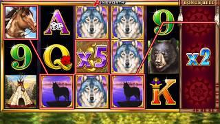 WOLF CHIEF Video Slot Casino Game with a WOLF CHIEF FREE SPIN BONUS