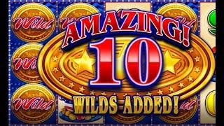 Huge wins on Wild Ameri'Coins (10 wild added to the max bet) (Online Slot)