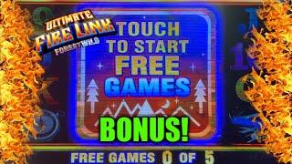 HIGH LIMIT Ultimate Fire Link Forest Wild ⋆ Slots ⋆$10 Bonus Round Slot Machine Casino