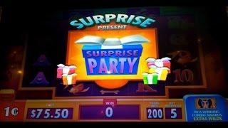 Jackpot Party Progressive Deluxe Slot *SURPRISE PARTY* Bonus - Ancient Japan!