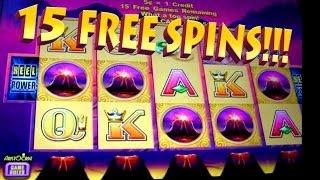 15 Free Spins !!! on Island Chief  - 5c Aristocrat Video Slots