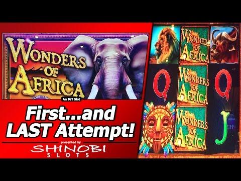 Wonders of Africa Slot - First Look...LAST Attempt at New IGT game