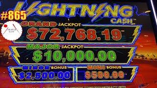 OUCH ⋆ Slots ⋆Lightning Cash Sahara Gold Slot Machine @ San Manuel Casino on January 2nd 赤富士スロット