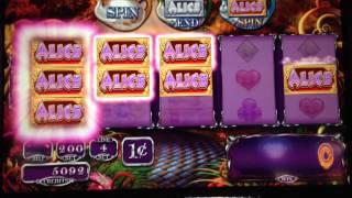 Alice Super Mad Respins Feature #2 At Max Bet