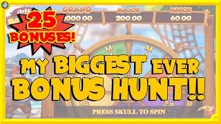 HUGE Bonus Hunt - 25 BONUSES!!