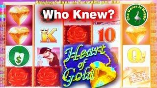 • Heart of Gold slot machine, Well Who Knew?