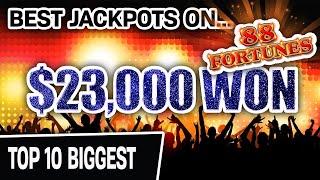 ⋆ Slots ⋆ Top 10 HANDPAYS Playing 88 Fortunes ONLY ⋆ Slots ⋆ LOVE the Game? You'll LOVE This Video