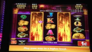Erupting Wilds-Konami Slot Machine Bonus