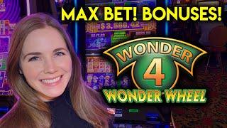Wonder 4 Wonder Wheel Bonuses! Can I Get The 50x Multiplier?