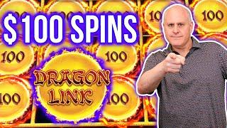 $100 Spins ⋆ Slots ⋆ High Limit Dragon Link Golden Century Jackpot!