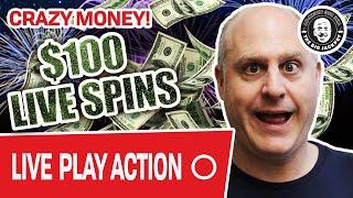 • $100 LIVE Slot Spins! • CRAZY Money!
