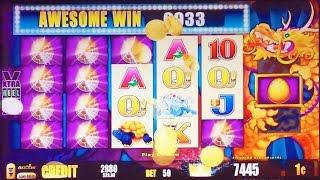 Secret Of The Dragon Slot Machine, Live Play & Nice Bonus Win