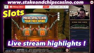 Online Slots Bonus & wins Compilation - From Live stream • CASINO GAMES - VEGAS HERO