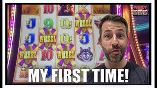 I FINALLY got to play Buffalo Grand Deluxe Slot Machine for the First Time!