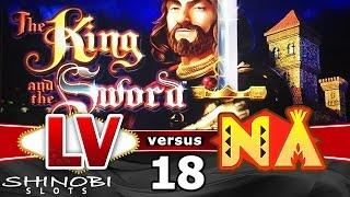 Las Vegas vs Native American Casinos Episode 18: The King and the Sword Slot Machine