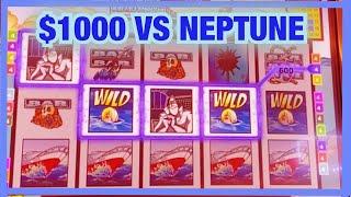$1000 vs VGT The Hunt for Neptune’s Gold slot at Choctaw Casino Durant