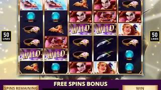 TREASURES OF DRAGONWIND Video Slot Casino Slot Game with a WILD DRAGONS FREE SPIN BONUS