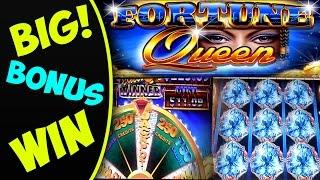 **BIG WIN!** / **Fortune Queen** slot machine.