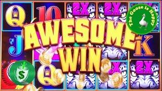 ++NEW White Panther slot machine, 2 DBG sessions, Happy Goose •