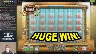 HUGE WIN on Queen of Riches Slot - £2 Bet
