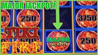 Lightning Link Tiki Fire Major JACKPOT HANDPAY ★ Slots ★️HIGH LIMIT $25 MAX BET Bonus Round Slot Mac
