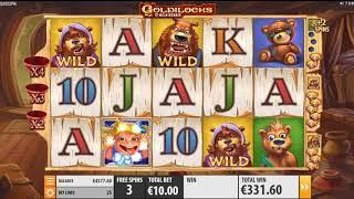 Goldilocks and the Wild Bears slots - 861 win!