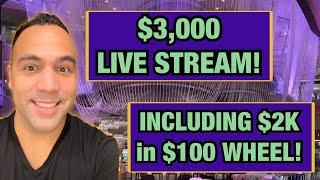 ⋆ Slots ⋆ $100 Wheel of Fortune LIVE!! | ⋆ Slots ⋆️ High Limit Lightning Link JACKPOT HANDPAY!! | Ca