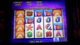 Slot machine bonus win on Pelican Pete at Parx Casino