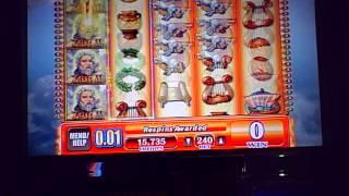 WMS Zeus II 2 casino slot machine game live play MAX BET WITH BONUS and BIG WIN