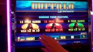 Buffalo (Deluxe) Slot Machine Bonus - Free Spins Win (#2)