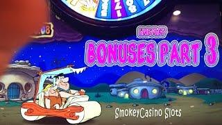 The FLINTSTONES Slot Machine Bonuses ~ Part 3