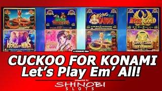 Cuckoo For Konami, Let's Play Em' All!  Dragon's Law, Sakura Lady, Lotus Land, and More!