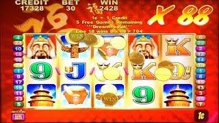 Aristocrat's Lucky 88 Slot Machine - 2 Bonus Rounds With X88 Wilds, Nice Win