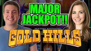 OMG MAJOR JACKPOT WON! NEW Gold Hills Slot Machine! These Free Spins Are Awesome!!
