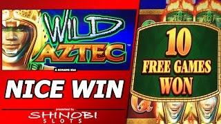 Wild Aztec Slot - Free Spins, Nice Win in Konami copying-reel game