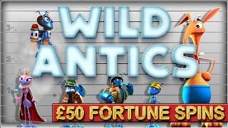 Wild Antics £50 Fortune Spins in William Hill