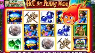 HOT HOT PENNY GEM HUNTER Video Slot Casino Game with a 