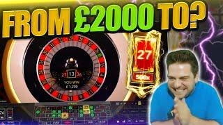 JAMIE'S CRAZY ROULETTE SPIN UP - £2000 to ???