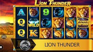 Lion Thunder slot by Blueprint